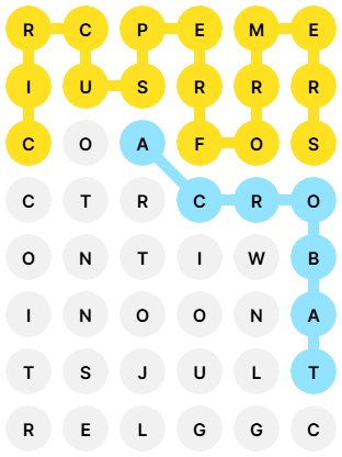 NYT Strands Answers for Oct 1, 2025