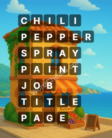 Word Chain Level 322 Answers